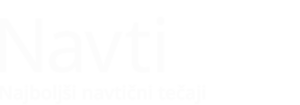 NavtiQ logotip — bela verzija