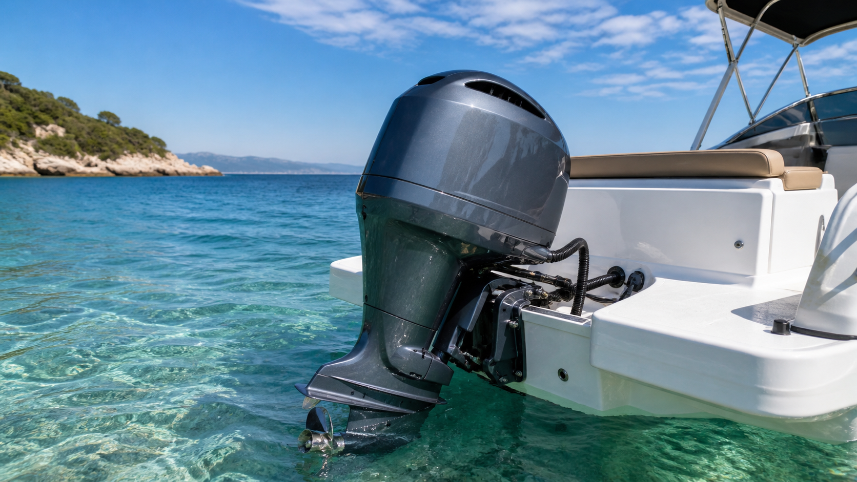 Izvenkrmni motor (outboard) na čolnu – NavtiQ