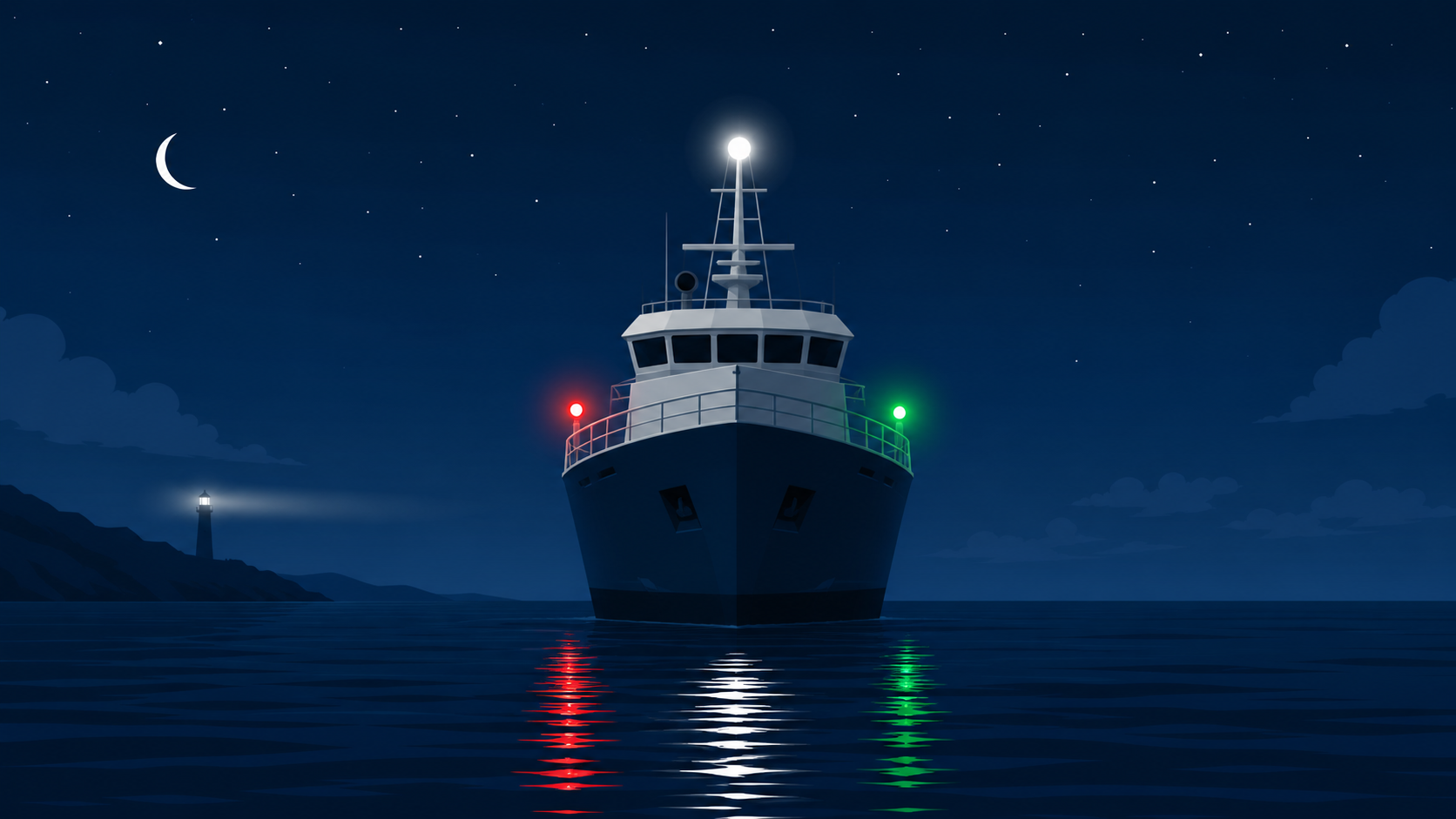 Osnovna navigacijska svetila plovila – NavtiQ